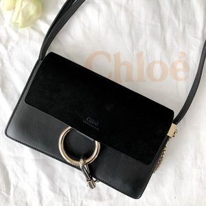 Chloe Faye Small shoulder bag (Black)